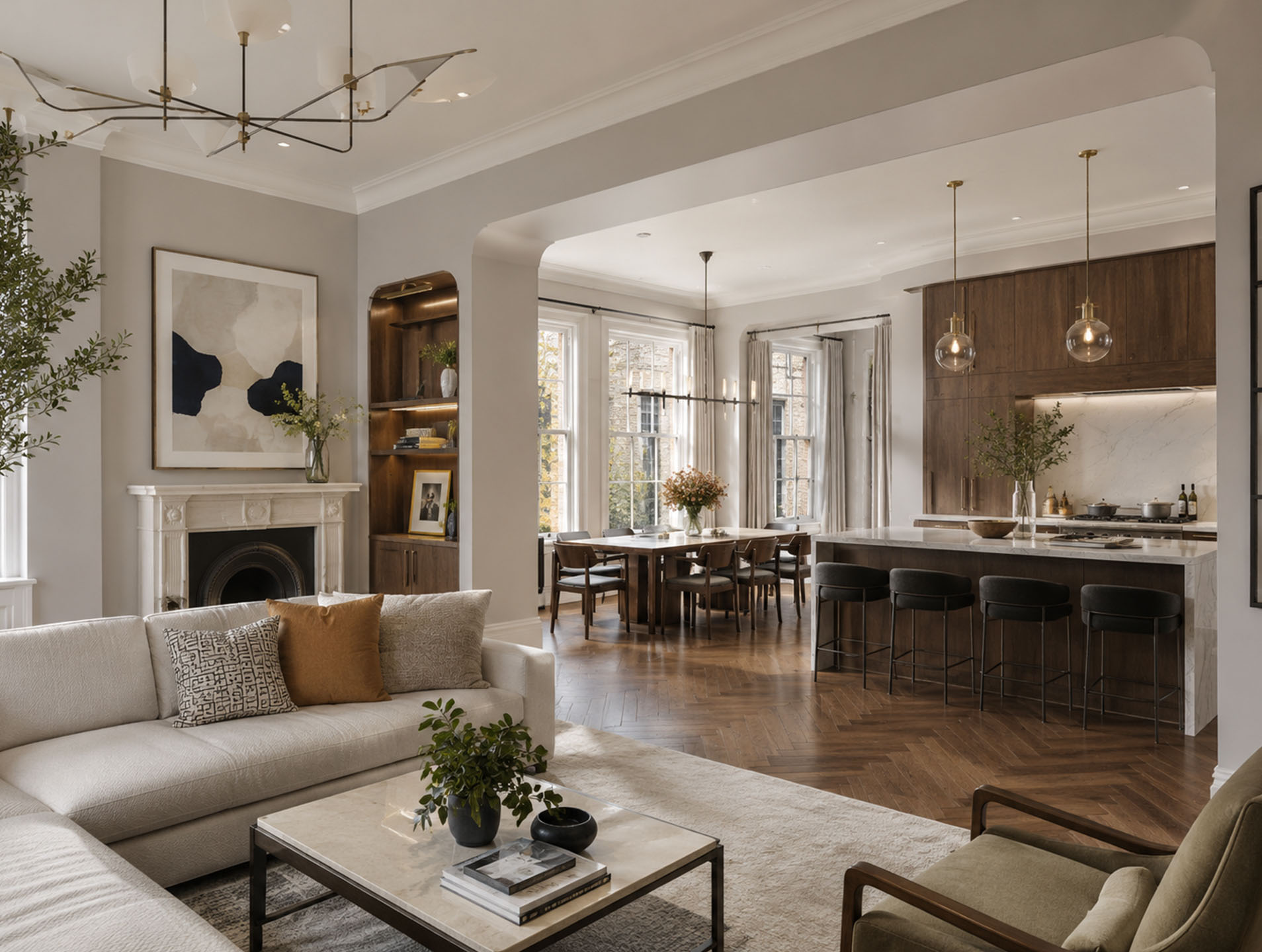 BYF - Luxury Apartment Renovation in London - Structural Works and Interior Reconfiguration