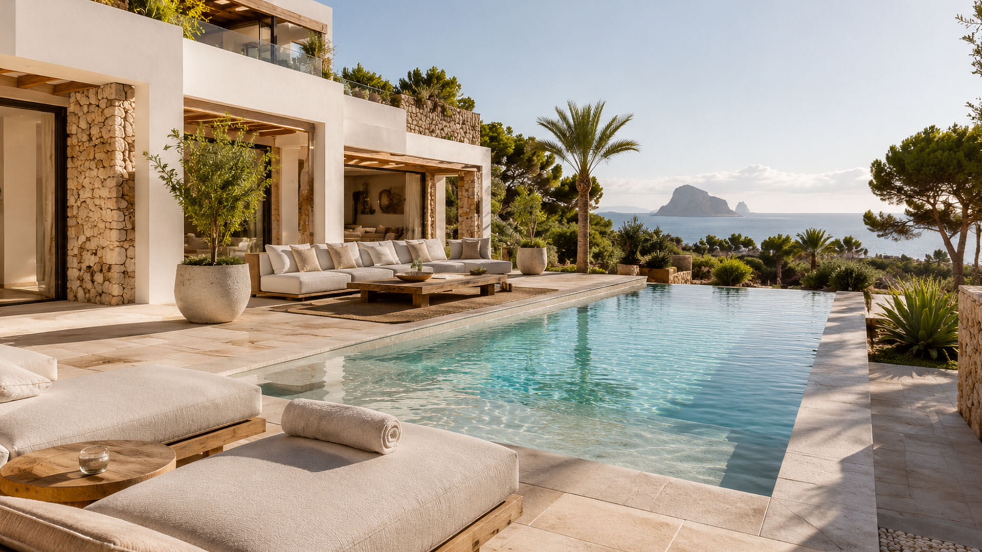 BYF - Luxury Villa Renovation in Ibiza - Pool Renovation and Pool Areas