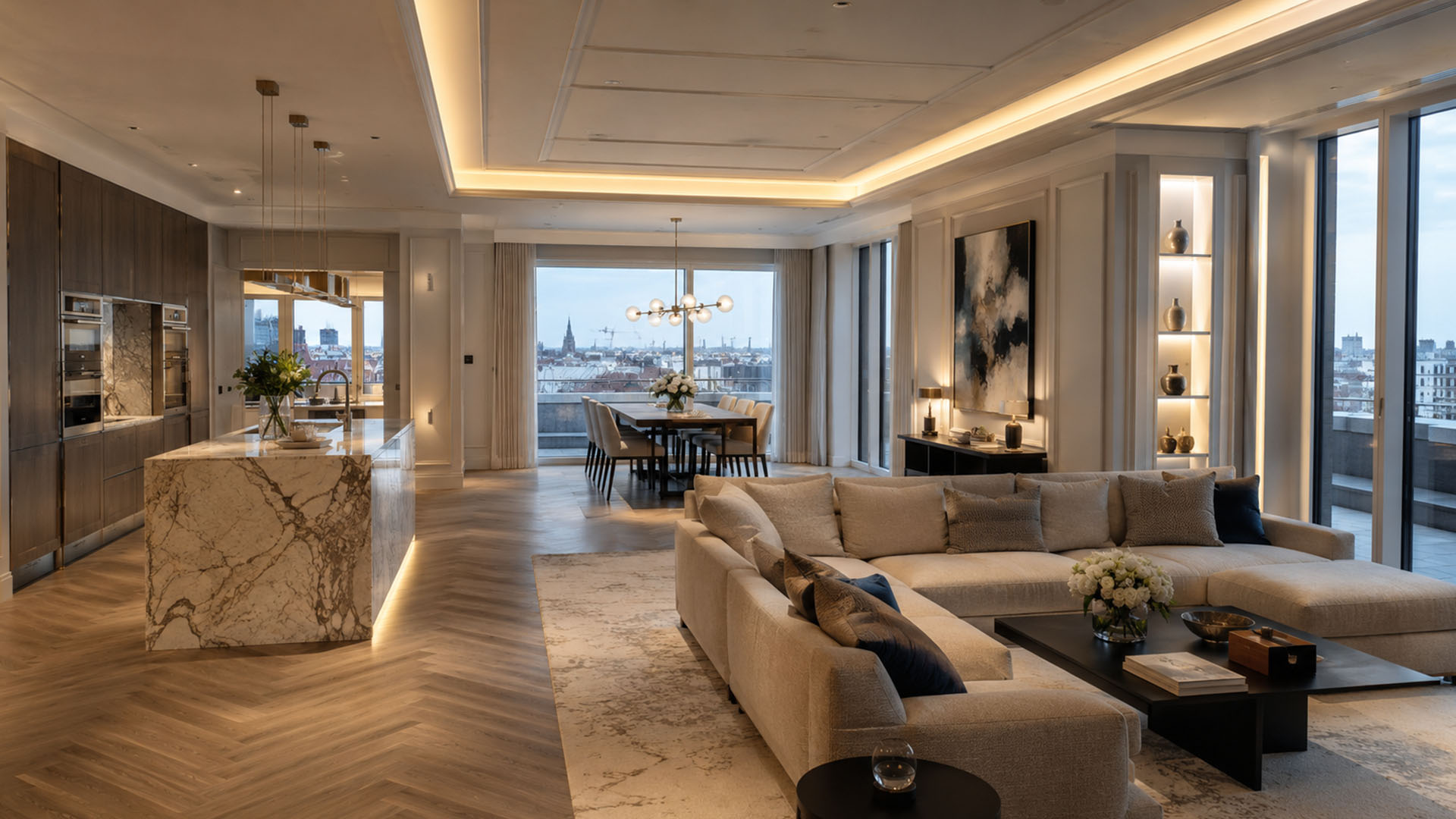 BYF - Penthouse Construction and Renovation in London - Luxury Interior Fit-Out